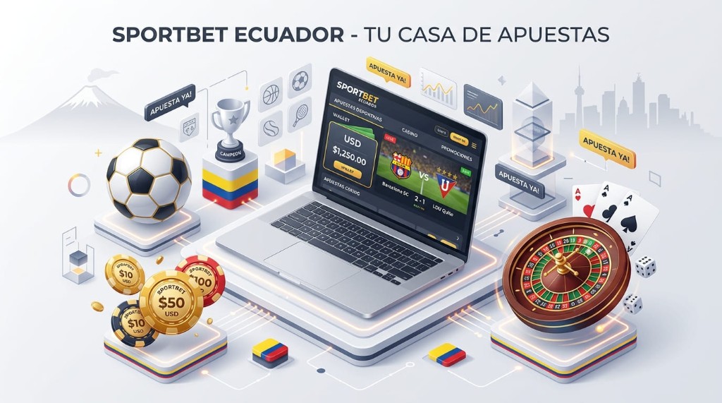 Interfaz principal de Sportbet para usuarios ecuatorianos